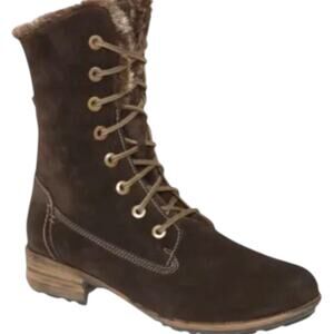 Josef Seibel Sandra 39 Women's Brown Fur Lined Boots Size 40/US 9